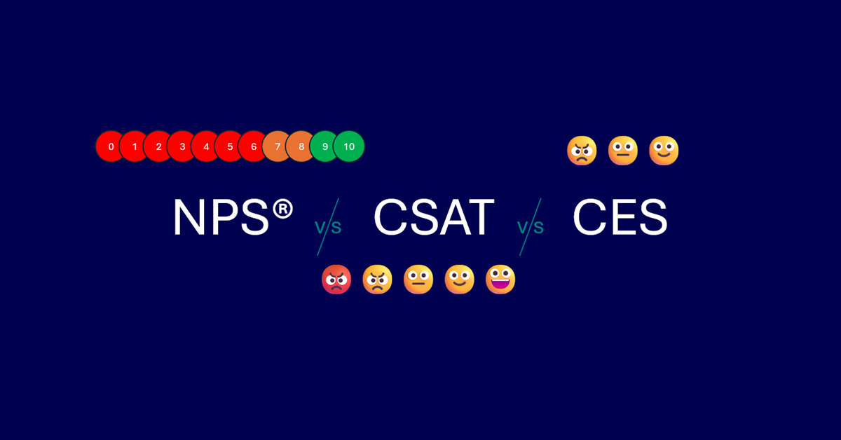 NPS CSAT and CES image